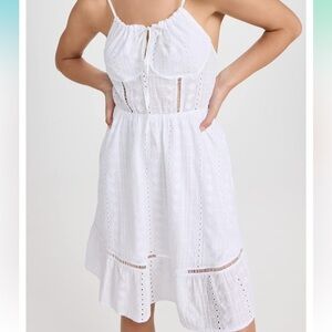 Maaji Kamala Dress White Eyelet Size Small